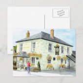 'The Kings Arms (Luxulyan)' Postkarte (Vorne/Hinten)