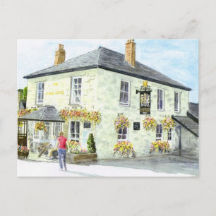 'The Kings Arms (Luxulyan)' Postkarte