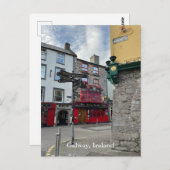 The Kings Head in High Street in Galway, Irland Postkarte (Vorne/Hinten)