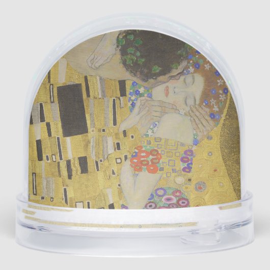 The Kiss, Art Nouveau Oil Painting, Gustav Klimt Schneekugeln (Rückseite)