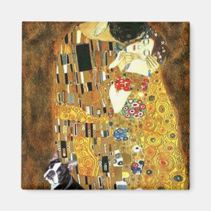 The Kiss - Boston Terrier #4 Magnet