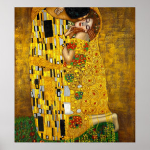 The Kiss By Gustav Klimt Poster