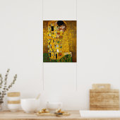 The Kiss By Gustav Klimt Poster (Küche)
