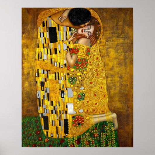 The Kiss By Gustav Klimt Poster (Vorne)