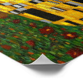 The Kiss By Gustav Klimt Poster (Ecke)