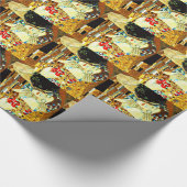 The Kiss (Closeup) - Gustav Klimt-Malerei Geschenkpapier (Ecke)