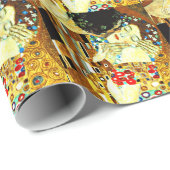 The Kiss (Closeup) - Gustav Klimt-Malerei Geschenkpapier (Rolleneckpunkt)