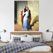 The Kiss - Francesco Hayez Il Bacio  Leinwanddruck (Insitu (Schlafzimmer))