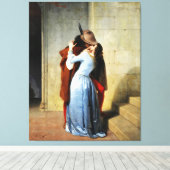 The Kiss - Francesco Hayez Il Bacio  Leinwanddruck (Insitu (Holzboden))