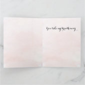 The Kiss - Francesco Hayez Il Bacio Romantic Karte (Innenseite)