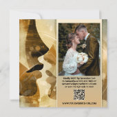 The Kiss Happily Ever After All in One Wedding Einladung (Rückseite)