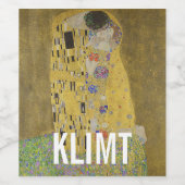 The Kiss Klimt Wine Weinetikett (Einzelnes Label)