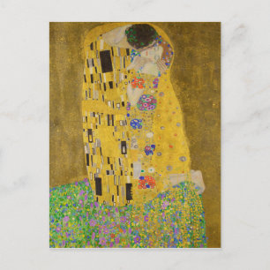 The Kiss (Lovers) von Gustav Klimt (1908-1909) Postkarte