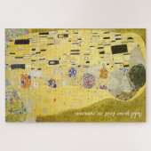 "The Kiss", Ölgemälde von Gustav Klimt, 1908, Puzzle (Horizontal)