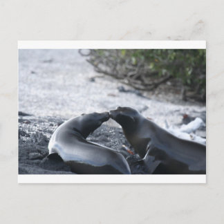 The kiss postkarte