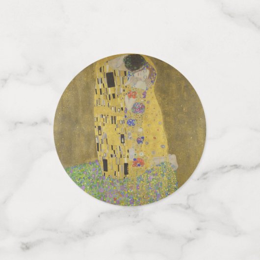"The Kiss" von Gustav Klimt Konfetti (Klein Vorderseite)