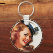 The Kitsch BItsch : Button-Up Portraits Schlüsselanhänger (Vorderseite)