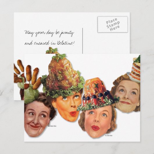 The Kitsch Bitsch : Disabled Ladys of Kitsch Postkarte (Vorne/Hinten)