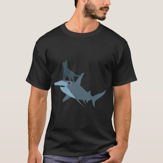 The Kitten and the Shark friends T-Shirt (Vorderseite)