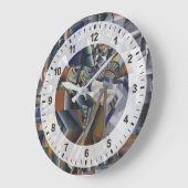 The Knife Grinder or Principle of Glittering Große Wanduhr (Winkel)