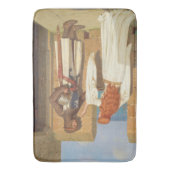 The Knight's Shadow (von Edmund Blair Leighton) Badematte (Vorderseite Vertikal)