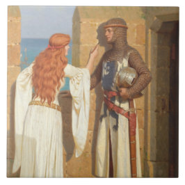 The Knight's Shadow (von Edmund Blair Leighton) Fliese