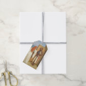 The Knight's Shadow (von Edmund Blair Leighton) Geschenkanhänger (Mit Garn)