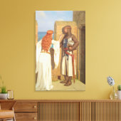 The Knight's Shadow (von Edmund Blair Leighton) Leinwanddruck (Insitu (Wohnzimmer))