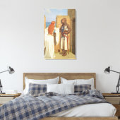 The Knight's Shadow (von Edmund Blair Leighton) Leinwanddruck (Insitu (Schlafzimmer))