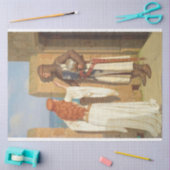 The Knight's Shadow (von Edmund Blair Leighton) Seidenpapier (Basteln)