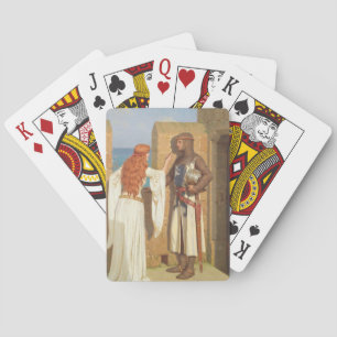 The Knight's Shadow (von Edmund Blair Leighton) Spielkarten