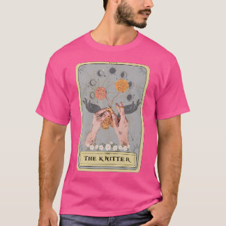 The Knitter Tarot Card Knitting Yarn Craft T-Shirt
