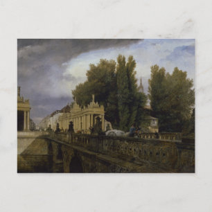 The Konigsbrucke on Konigsstrasse, Berlin, 1835 Postkarte