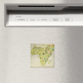 The Kontinent of Africa Magnet (In Situ (Geschirrspüler))