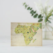 The Kontinent of Africa Postkarte (Stehend Vorderseite)