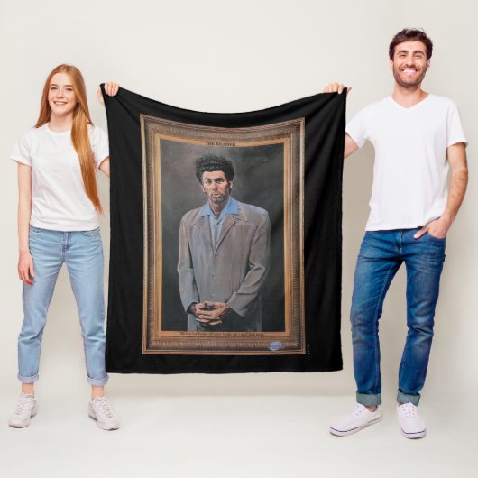 The Kramer Portrait Fleecedecke (Beispiel)