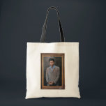 The Kramer Portrait Tragetasche<br><div class="desc">This iconic image, famously known as "The Kramer, " captures the essence of everyone’s favorite "hipster doofus" from the legendary sitcom Seinfeld. Featuring Cosmo Kramer in his signature vintage style, this portrait is more than just a piece of TV history—it's a statement of eccentric elegance and "Kramerica" pride. Whether you're...</div>