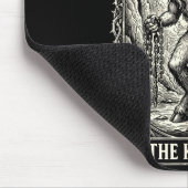 The Krampus Tarot Card Goth Witchy Black Pajamas C Mousepad (Ecke)