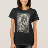 The Krampus Tarot Card Goth Witchy Black Pajamas C T-Shirt (Vorderseite)