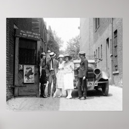 The Krazy Kat Speakeasy, 1921. Vintages Foto Poster