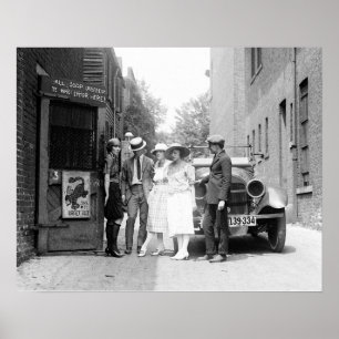 The Krazy Kat Speakeasy, 1921. Vintages Foto Poster