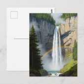  The Krimml Falls Austria Tallest Waterfall  Postkarte (Vorne/Hinten)