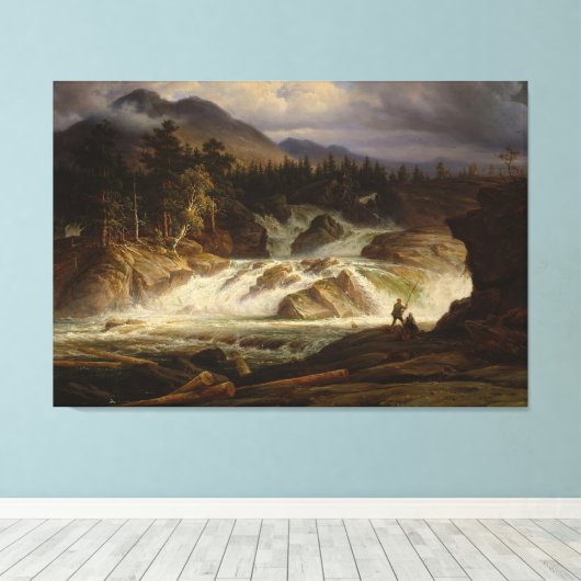 The Labro Falls Leinwanddruck (Insitu (Holzboden))