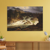 The Labro Falls Leinwanddruck (Insitu (Wohnzimmer))