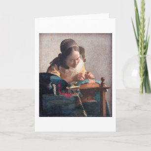 The Lacemaker, Johannes Vermeer, 1669-1670 Karte