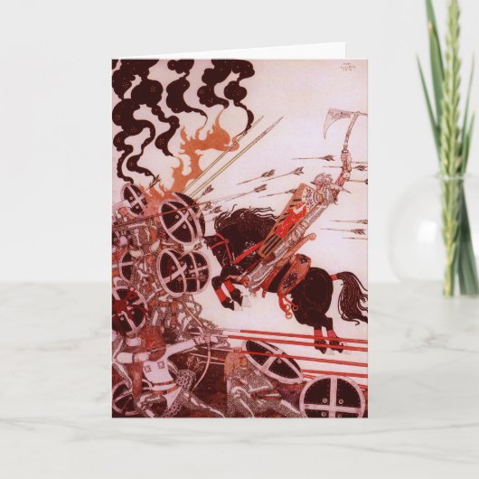 The Lad in the Battle by Kay Nielsen Card Karte (Vorderseite)