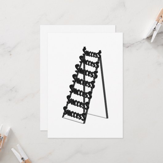 The Ladder of Success Einladung (Vorderseite/Rückseite Beispiel)