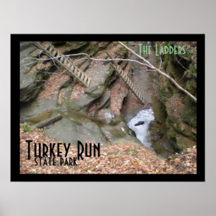 The Ladders, Turkey Run State Park Poster
