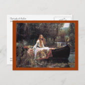 The Lady of Shallot Postcard Postkarte (Vorne/Hinten)