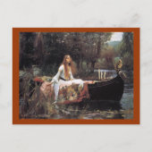 The Lady of Shallot Postcard Postkarte (Vorderseite)